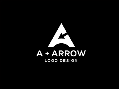 A Arrow a arrow blue brand branding design flat icon illustration letter lettering logo minimal vector web