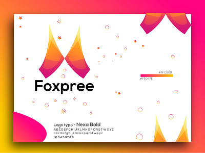 fox app logo app blue brand branding business card design fox logo free icon lettering logo minimal