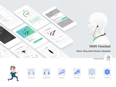 NMN Headset ui design