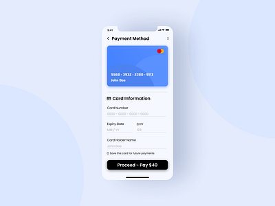 Daily UI #002 - Credit Card Check out app credit card creditcard dailyui design ui ui design uidesign ux