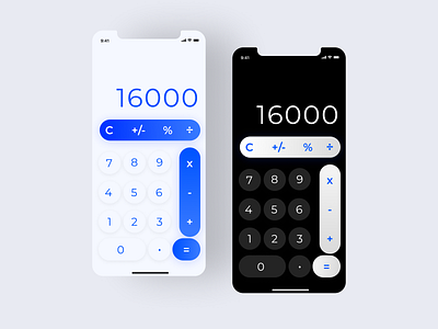 Daily UI #004 - Calculator Design calculator calculator app calculator ui dailyui design ui ui design uidesign