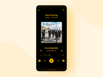 Daily UI #008 - Music Player