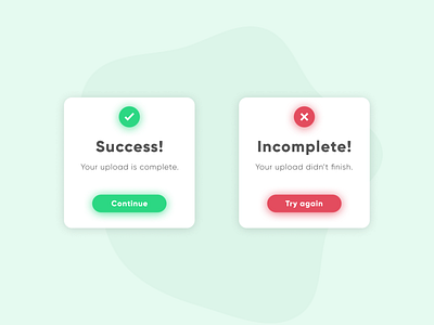 Flash Messages - Daily UI #010 by Syed Arsalan on Dribbble