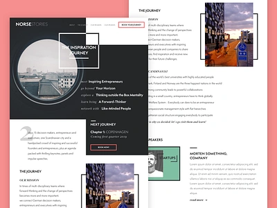 Norse Stories concept design design geometry travel ui website website concept