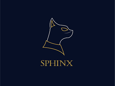 Sphinx branding cosmetics design e commerce egypt egyptian logo minimal sphinx vector