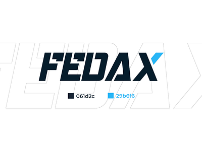 Logo Design-Fedax brand creative logo fedax logodesign logodesigner illustration brand solouion logo