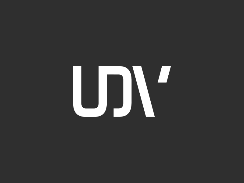 UDV ARCHITECTS architects architecture logo logo animation logo design