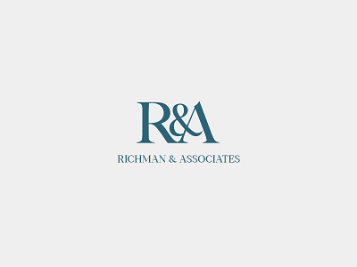 RICHMAN & ASSOCIATES brand identity brandidentity branding design graphic graphic desgin logo logo design monogram monogram logo