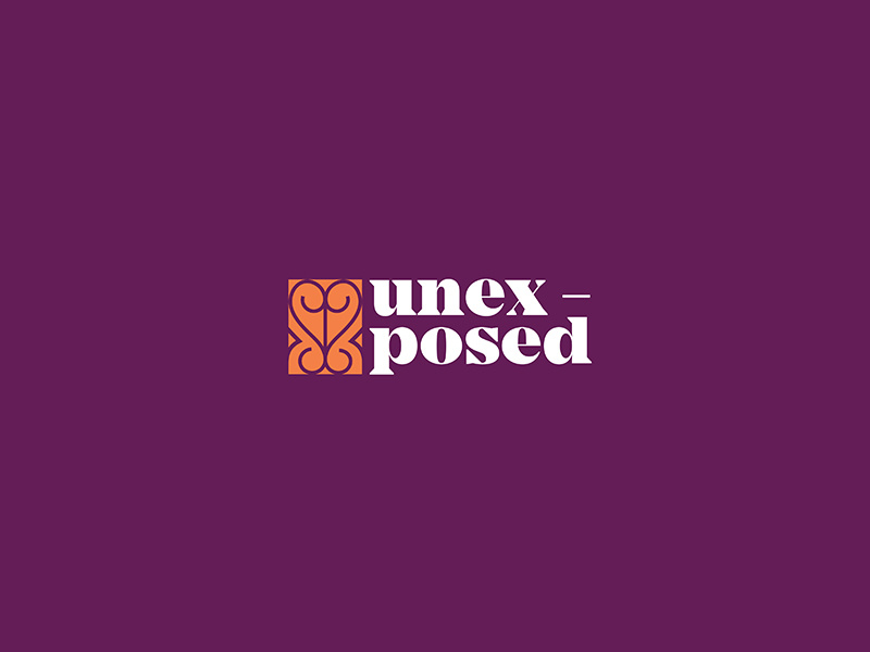 UNEXPOSED tradition icon illustration vector typography dribbble stationary design graphic desgin logo design graphic brandidentity brand identity design branding logo