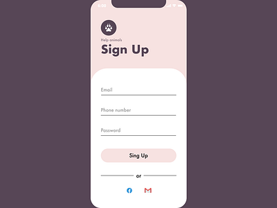 #DailyUI 001 Sign Up 001 dailyui