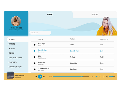 daily ui 009 music