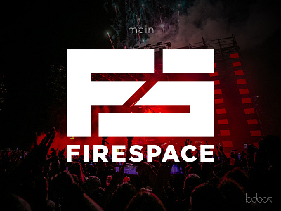 Firespace main logo dj logo music render vector