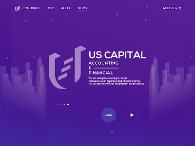 US Capital landing page