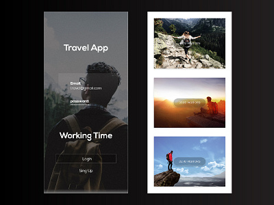 Travel Mobile App Ui adobe branding design icon ui