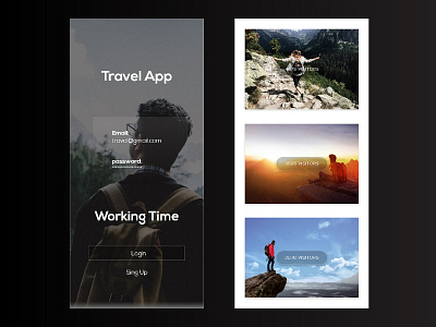 Travel Mobile App Ui