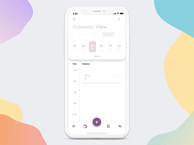 Adding Medicine by Scanning Bottle add animation design efficiency interaction iphone iphone x medical medical app medication medicine mockup photography scan scanner scanning tracker ui ux