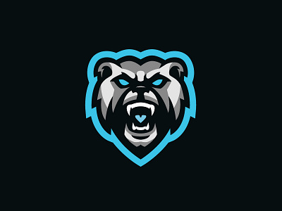 Bear Premade Mascot Logo, for sale. american brand esports for sale gaming inspiration logo mascot logo team logo