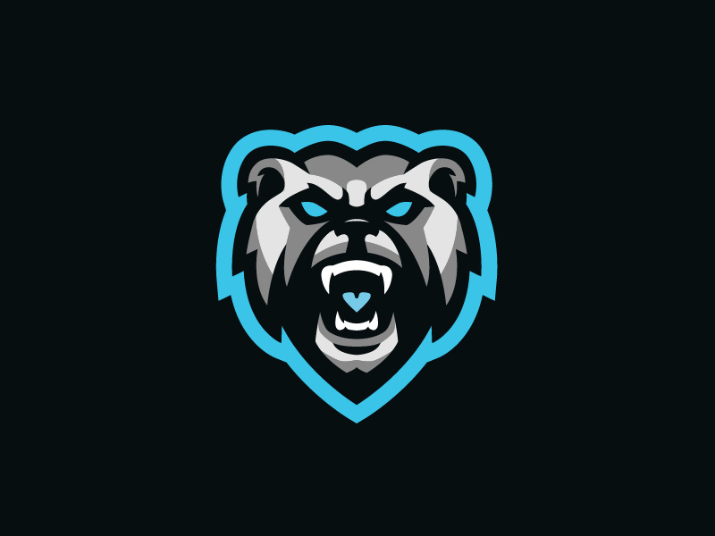 Bear Premade Mascot Logo, for sale. by Alberto Martínez Sánchez on Dribbble