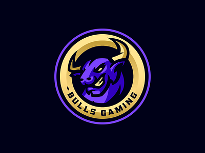 Bull Mascot logo, For sale.