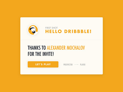 Hello Dribbble!