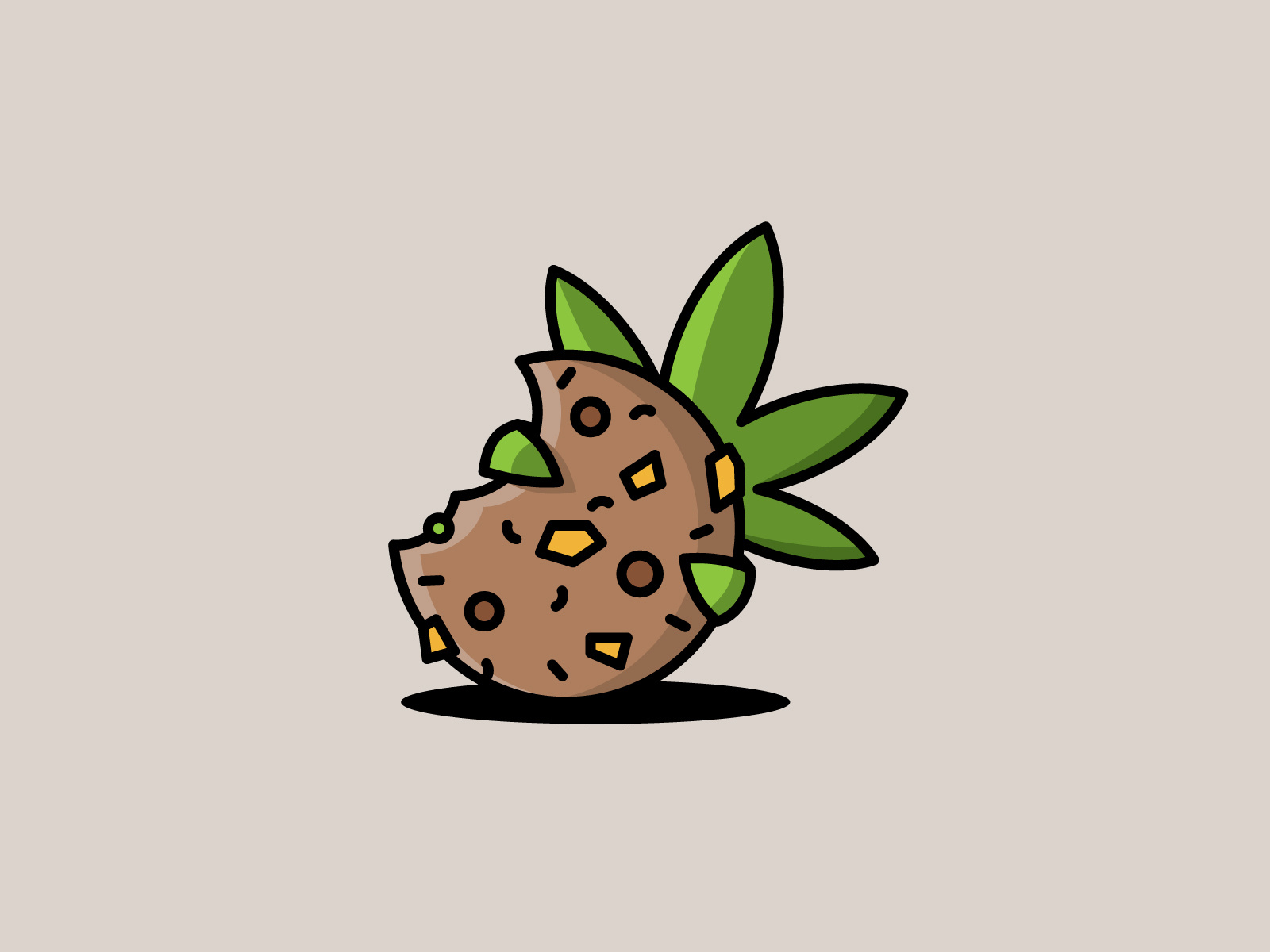 cannabis-hugs-cookie-by-petar-kilibarda-on-dribbble