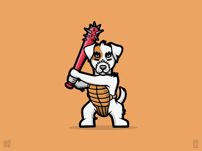 Baseball Dog Mascot baseball dog e sports fierce game mascot ready sport team