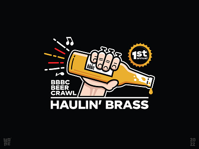 Haulin' Brass band beer brass crawl fun music sassy trumpet