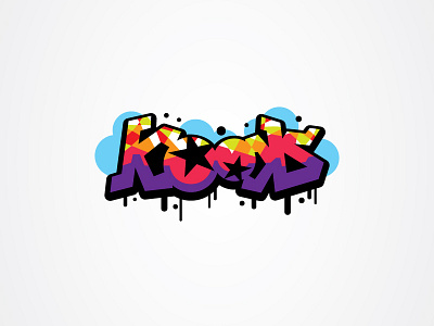 Kooks Graffiti colorful graffiti spray street art vibrant