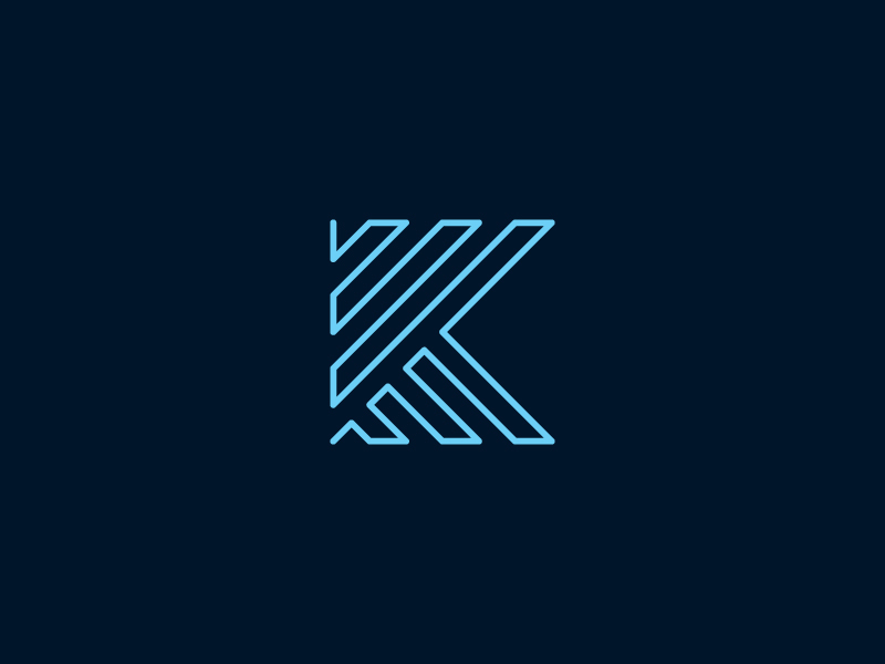 K Letter by Petar Kilibarda on Dribbble