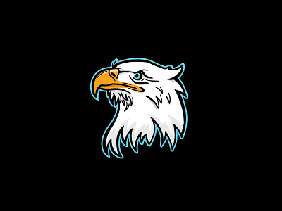 Bald Eagle bald eagle beak bird esport freedom hand drawn illustration ipadpro liberty mascot nature procreate vision