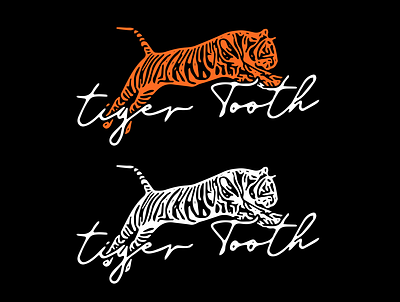 TigerTooth branding clean clean design design icon illustration logo project typography vector