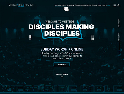 Westside Website Refresh 1/2 branding church church design church logo church marketing church website clean clean design design icon project typography ui ux web