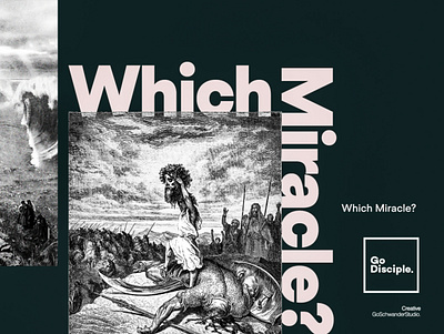 Which Miracle? clean clean design design photoshop project typography