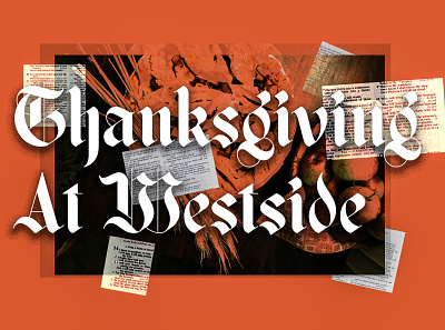 Thanksgiving clean clean design design photoshop project series card thanksgiving typography