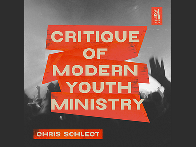 Critique of Modern Youth Ministry. audio book audio book cover book cover canon press clean design design project typography