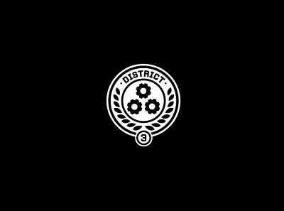 The Hunger Games - District 3 Emblem badge logo badges branding design district emblems esports gamer hunger games illustration illustrator logo ui ux vector