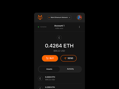 MetaMask UI Redesign branding crypto cryptologo design eth fox fox logo fox ui illustrator logo metamask metamask logo metamask ui ui ux vector web3 web3 ui