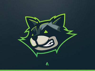 Raccoon Mascot Logo esports esportslogo mascotlogo raccon raccon logo raccoonmascotlogo