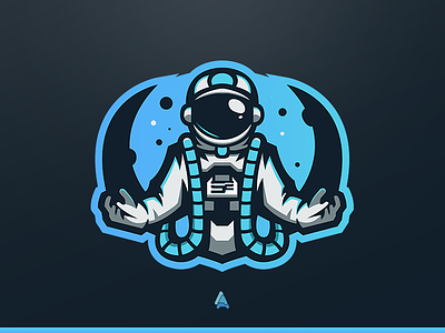 "SoaR Zynq" Astronaut Mascot Logo astronaut astronautmascot logo esports mascot logo soar soar gaming soarrc space