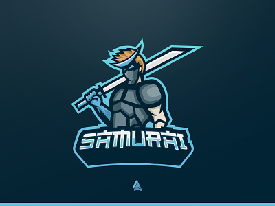 Samurai Mascot Logo esports logo mascot logo mascotlogo ninja ninja mascot logo samurai samurai mascot logo