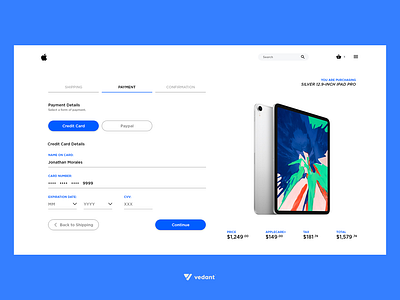 Daily UI #002 - Credit Card Checkout apple apple checkout apple ui checkout credit card credit card checkout daily ui daily ui 002 daily ui challenge dailyui design ipad ipadpro ui uiux uiuxdesign ux webdesign webdesigner website