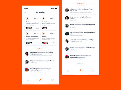 Notifications Daily UI