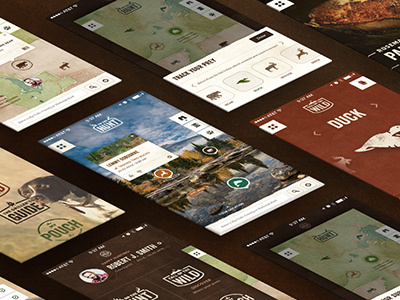 The Field Kit (Concept) app ar branding design digital hunting lifestyle mobile outdoors ui ux