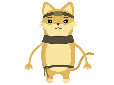 Mistress Meow cat character design design fingertapps game illustration kung pow kevin mistress meow vector