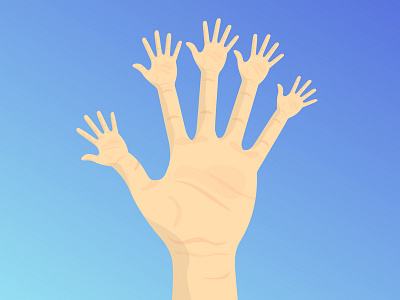DAY 04: HANDS 100days 100daysofillustration creepy day 4 doctor strange finger fingers hand hands illustration strange