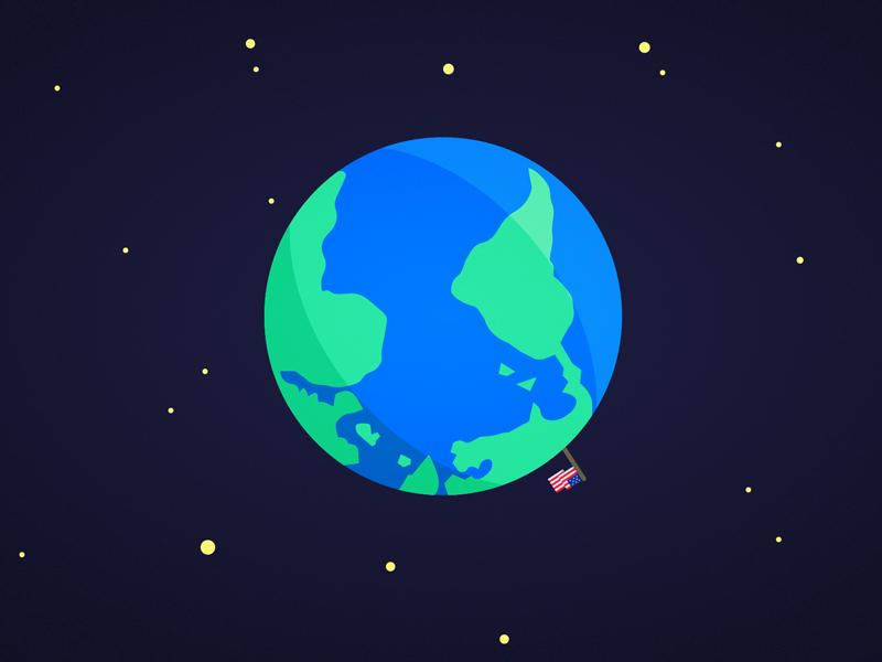 DAY 09: Upsidedown World by Andrew Millar on Dribbble