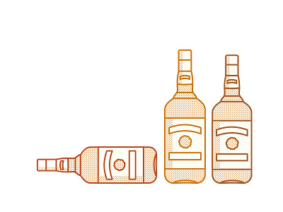 DAY 25: Bourbon 100days 100daysofillustration bourbon coke day 25 drank drink friday night illustration jim beam whiskey