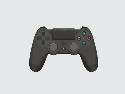 DAY 91: Playstation 100 days of illustration challenge control controller day 91 gamer gaming illustration playstation ps4 remote sony