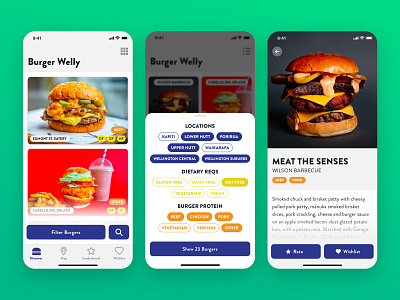 Burger Wellington • App Concept