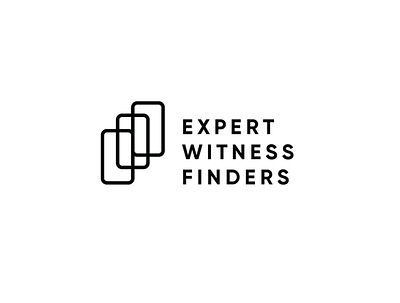Logo samples for witness finder company from Great Britain branding design logo minimalist mirasa mirasadesign typography